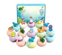 Foaming Bath Balls 12 Pieces Colorful Gentle Bath Fizzies Spa Gift Set Kids