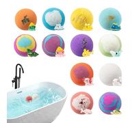 Foaming Bath Balls 12 Pieces Refreshing Colorful Foaming
