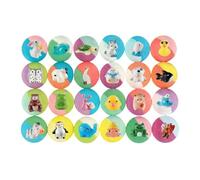 Foaming Bath Balls - 24 Pieces Colorful Bubble Set, Foaming Bath Bombs with Toys Inside | Bubbles Balls for Kids, Adults, Relaxing Time, Skin Care, Spa Experience, Fun Bathing, Gift