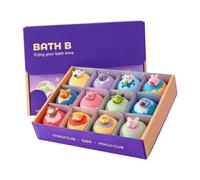 Foaming Bath Balls - Scented Bath Salt Capsules, Fun Baths Accessories with Surprise Toys, Luxurious Foaming Spheres, Aromatic Wellness Set for Pampering, Bath-Time Enjoyment for Family and Travelers