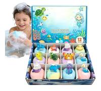 Foaming Bath Set, Colorful Bath Ball Collection, Gentle Bubble Release Bombs with Moisture Care Feature, Fun Fizz Toy Pack, Relaxing Bathroom Set with Bright Design, Gift Pack for Family Use