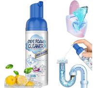 Foaming Drain Cleaner, Sink Cleaner and Deodorizer, DrainFoamCleaner, Foam DrainCleaner,Bathroom Drains Unblocker,Bathroom Sink Unblocker,Drain Clog Remover for Kitchen Sinks, Shower Drains (1Pcs)