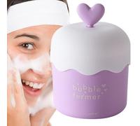 Foaming Face Wash Tool - Bubble Maker Cup, Macarons Color Jar, Skincare Cleaning Container | Portable Facial Cleanser Whip Accessory, Rich Lather Skincare Generator for Daily Travel Beauty