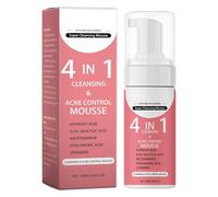 Foaming Facial Cleanser for Women, Soothing Clear Calming Face Wash Mousse, 100ml Gentle Face Wash Mousse, Calming Facial Cleanser, Daily Moisturizing Facial Cleanser, Daily Facial Cleanser Mousse