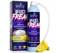 Foaming Garbage Disposal Cleaner with 24-Inch Hose | Deep Reach Drain Cleaner & Deodorizer | Odor Eliminator for Kitchen Drains & Disposals | Heavy-Duty Foaming Action | 1-Year Supply Per Can