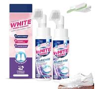 Foaming No-Rinse Cleaner - Instantly Whitens Shoes for an Instant Shine Without Water. Suitable for Suede, Boots, Canvas, and PU.