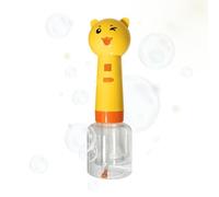 Foaming Soap Dispenser, Electric Foam Sprayer, 3.15x10.83 inches Bear Shape, Detergent Dispenser for Bathtub Sink Cleaning Bathroom Kitchen Toilet Pet Home Travel, White Brown