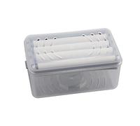 Foaming Soap Dispenser with Roller and Drainage Hole, 2-in-1 Soap Cleaning Storage Container with Foam Net Bag for Bathroom Camping Gym Travel (Northern Europe)