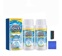Foaming Toilet Cleaner, 2026 New Limescale Remover Powder Remove Dirt and Bad Odour, 3.53 Fl.Oz Powerful Cleaning Products, Foam Limescale Remover Powder for Toilet Bowl, Bathroom (2PC)