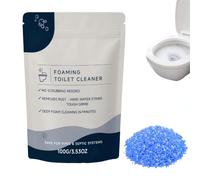 Foaming Toilet Cleaner Powder, No Scrub Foam Cleanser for Rust Hard Water Stains, Septic & Pipe Friendly Toilet Bowl Cleaning Powder, 100g (1pcs)