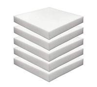 Foamma 5-Pack 1" x 20" x 20" High Density Upholstery Foam - Chair Cushion Square Foam for Dining Chairs, Wheelchair Seat Cushion Replacement
