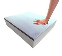 Foamma 5" x 20" x 20" Gel Memory Foam (Chair Cushion Foam for Dining Chairs, Wheelchair Seat Cushion)