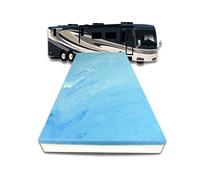 FoamRush 5" x 30" x 68" Gel Memory Foam RV Mattress Replacement, Medium Firm, Comfort, Pressure Relief Support, Made in USA, Travel Camper Trailer Truck, Cover Not Included