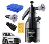 Foams Sprayer Car Wash - Detailing Pressure, Cleaning Soap Nozzle | Adjustable Washer Attachment, Ergonomic Trigger Handle, Powers Washing Tool for Garage Vehicle Maintenance Driveway Use