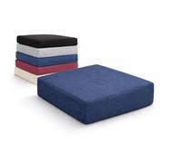 Foamtouch Armchair Booster Cushion Extra Thick Firm Seat Pad for Elderly Orthopaedic Support Cushion for Sofa, Office Chair Raised Seating Booster Cushion UK Made (Navy blue, 18'' x18'' x 4'')