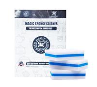 Foamworld 50 Pack Magic Sponges Eraser Melamine Sponge of High Density, Kitchen Cleaning Sponges for Dishes Multifunctional Sponges for Furniture Baseboard, Sink, Floor, Car, Toys-11 ×7× 3 cm（Blue ）