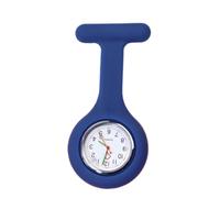 Fob Watches for Nurses, Nurse Watch Brooch, Silicone with Pin/Clip, Glow in Dark, Health Care Medical Fob Watch Carabiner, Silicone Nurse Fob Watch, Women's Pocket & Fob Watches (Dark Blue,1)