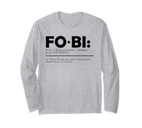 FOBI Fear of Being Included | Introvert | Cynicism Long Sleeve T-Shirt