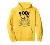 FOBI Fear Of Being Included Pet Owner Cute Raccoon Lover Pullover Hoodie