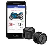 FOBO Bike 2 (Black) - TPMS External Monitor Tire Tire Temperature Sensor Wireless Smart Bike Motorcycle Bike Tire Temperature Sensor