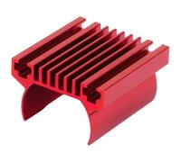 Fobufue Aluminum 180 Motor Heat Sink for 1/18 RC Crawler TRX4M Upgrade,Red