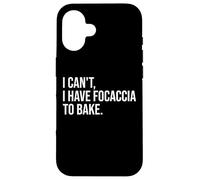 Focaccia Bread Baking Funny Foodie Bake Humor Case for iPhone 16