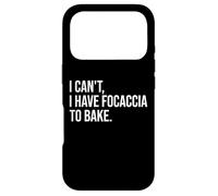 Focaccia Bread Baking Funny Foodie Bake Humor Case for iPhone 17 Pro