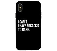 Focaccia Bread Baking Funny Foodie Bake Humor Case for iPhone X/XS