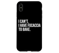 Focaccia Bread Baking Funny Foodie Bake Humor Case for iPhone XS Max