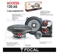 Focal Access 130 AS 2-Way Coaxial Car Speakers 130mm 50W RMS 4Ω Black