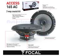 Focal Access 165 AC 2-Way Coaxial Car Speakers 6.5" 120W/60W RMS 4Ω Black