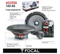 Focal Access 165 AS 2-Way Coaxial Car Speakers 165mm 60W RMS 4 Ohm Black