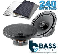 Focal Auditor 240 Watts 17cm 2 Way Car Door Speakers & Sound Deadening Mat