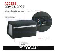 Focal BombA BP20 Access Series 8 Inch Active Car Subwoofer Enclosure 150w RMS