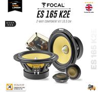 Focal ES165K2E 165mm / 6.5” 2-way 100W Max Power Component Speakers Kit