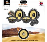 Focal ES 165 KX3E- ELITE K2 Power 6.5" 3-Way Component Car Speakers 120W RMS