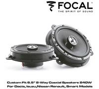 To Fit Nissan Qashqai 2014-17 Focal 6.5" 240W Front Or Rear Car Door Speakers