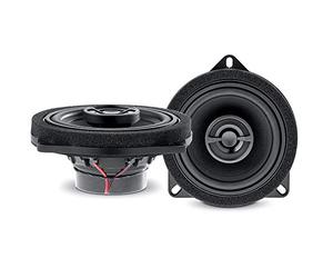 Focal ICBMW-100L 4" 100mm 2-Way Coaxial Speaker Compatible with BMW | Plug-and-Play Fit, Foam Surround Ring, Pair Included, Car Audio Upgrade, 10cm Woofer