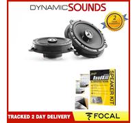 Focal ICRNS165 Custom Fit 6.5" 2-Way Coaxial Speakers With Sound Deadening Sheet