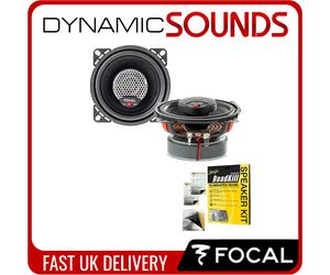 Focal ICU100 - INTEGRATION 10CM / 4" 2-Way Coaxial Speakers Slim Fit FREE SHEETS