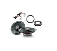 Focal ICU165 165mm 6.5" Coaxial Speakers + 6.5" Grills For VW Bora 1998-2005