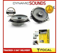 Focal INSIDE Custom Fit 6.5" 2 Way Coaxial Speaker Upgrade Kit For Toyota