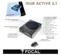 Focal ISUB Active 2.1 Car Underseat Subwoofer with 2 channel built in Amplifier