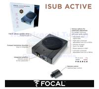 Focal ISUBACTIVE 260 Watts 8" 20cm Underseat Amplifed Car Subwoofer Bass Box