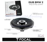 Focal ISUB BMW Inside Series Direct Fit Sub Under Seat Subwoofer 2ohm