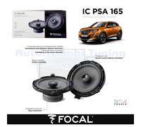 Focal ICPSA165 Custom Fit 6.5" 2-Way Coaxial Speakers 280W for Peugeot, Vauxhall