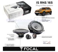 Focal IS RNS165 - Custom Fit 6.5" 2-Way Component Speakers 240W For Smart Car