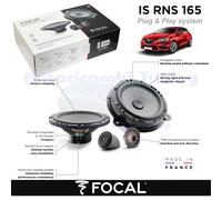 Focal IS RNS165 - Custom Fit 6.5" 2-Way Component Speakers 240W For Smart Car