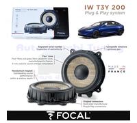 Focal Plug And Play Front Speakers IW T3Y 200 150W For Tesla Model 3