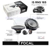 Focal IS RNS165 - Custom Fit 6.5" 2-Way Component Speakers 240W For Smart Car
